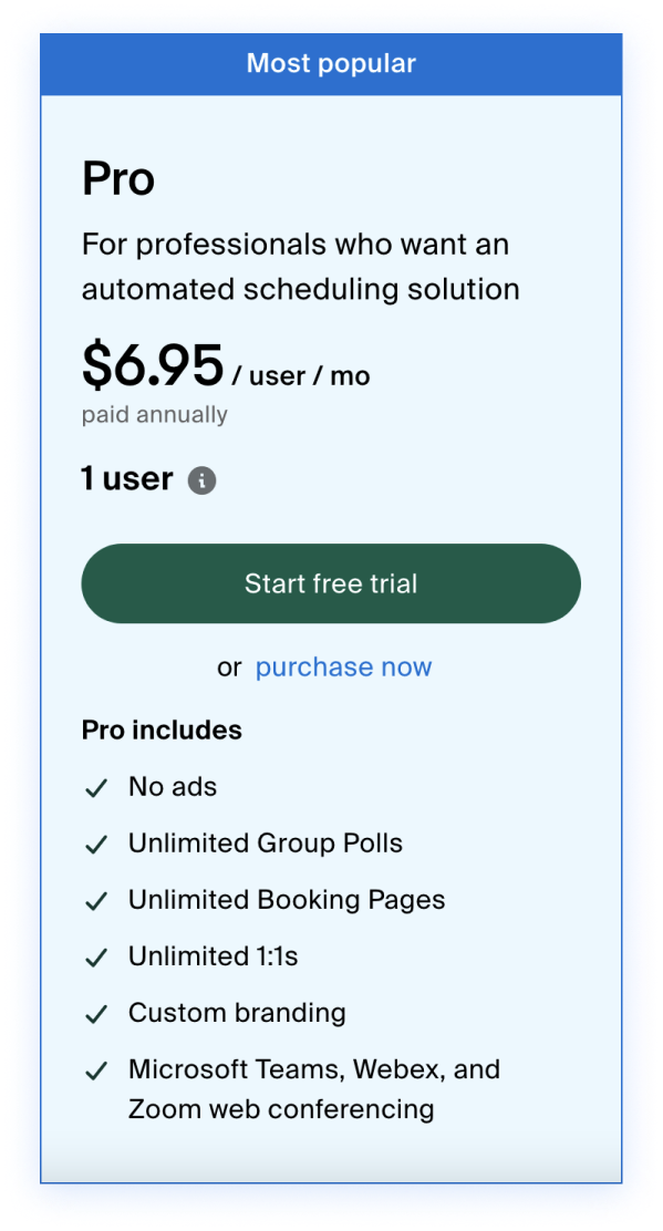 Doodle Pricing and Plans Explained
